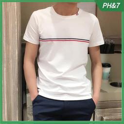 現貨 潮t 潮男衣服 短袖上衣男 男生短袖 t恤男  潮牌短袖 嘻哈街頭ins網紅拼接韓版牌寬鬆破洞假兩件上衣【男人裝-MINTS名仕男裝 歷史價格詳細信息