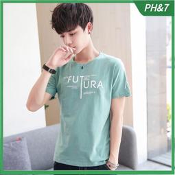 男士短袖T恤 夏季新款 現貨 撞色条纹上衣 男士短袖上衣 青少年圓領套頭上衣 寬鬆休閒 韓版潮流 休闲男上衣 短袖T恤-MINTS名仕男裝 歷史價格詳細信息