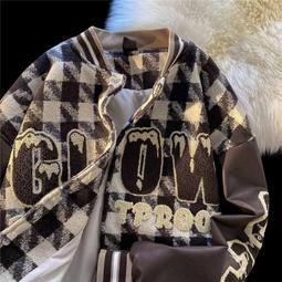 現貨棒球服 復古港風外套女秋冬百搭新韓版寬松ins超火新衛衣炸街棒球服上衣潮bf MYJ37403可開發票 歷史價格詳細信息