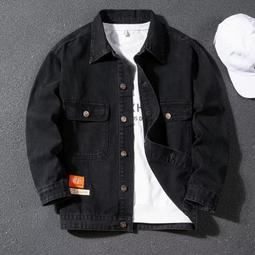 台灣現貨【M-4XL】外套 夾克男士秋季新款潮流百搭寬鬆休閒牛仔外套春秋款潮牌上衣 男女同款 休閒百搭上衣  露天市集 歷史價格詳細信息