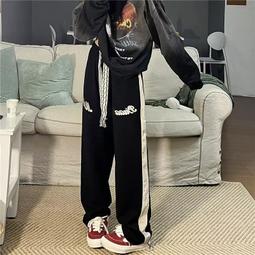 台灣現貨【S-3XL】長褲 休閒褲 運動棉褲 復古牛仔褲男 秋季美式做舊水洗ins高街直筒潮牌寬鬆長褲子 休閒百搭長褲 歷史價格詳細信息