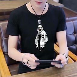 男式T恤青少年短袖T恤男時尚卡通圖案男士短袖T恤潮男性衣服上衣T恤男裝休閒服裝『EA03005』『愛衣閣』 歷史價格詳細信息