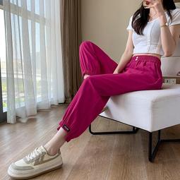 『熱賣』冰絲褲子男 涼感褲透氣空調褲 薄款夏季休閒長褲 韓版速乾九分長褲 百搭修身休閒褲男 男生衣著寬鬆直筒褲九分褲 歷史價格詳細信息