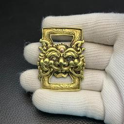 藏傳老青銅鱗甲雄九宮八卦牌171 歷史價格詳細信息