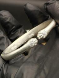 999純銀手鐲寬男復古泰銀男士開口簡約個性潮人鐲子女-鴻運飾品 歷史價格詳細信息