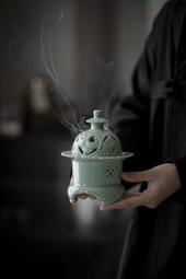 三足蓮花喬耳香爐復古古玩雜項收藏大明宣德爐子工藝品擺件特色爐 歷史價格詳細信息