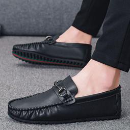 男士豆豆鞋 男生豆豆鞋 韓版懶人鞋 大尺碼45豆豆鞋男夏季透氣46真皮懶人鞋子47男款49男士休閒皮 歷史價格詳細信息