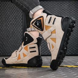 哈維佳森新款大碼高幫摩托車機車鞋休閑透氣賽車騎行靴摩旅裝備 歷史價格詳細信息