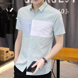 短袖襯衫 正韓 垂墜落肩寬鬆五分袖襯衫 現貨＋預購 【PA88128】Doppler 歷史價格詳細信息
