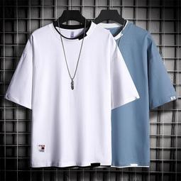 M-4XL 夏季短袖圓領印花T恤男 學生短袖t恤男 短袖t恤男新款T恤男士緊身圓領短袖潮牌印花短袖上衣【滿299元發貨】 歷史價格詳細信息