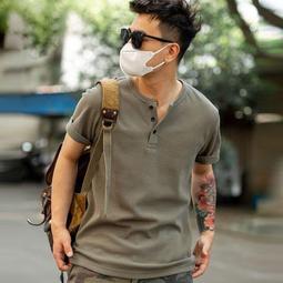 美式針織polo衫男短袖高級感男裝夏季翻領輕熟風透氣休閑青年上衣 短袖上衣男 男生T恤 歷史價格詳細信息