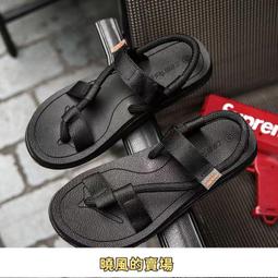 涼鞋 沙灘鞋  男涼鞋 韓版涼鞋 人字拖鞋 男拖鞋 韓系魔鬼氈厚底透氣涼鞋 兩用鞋運動涼鞋 歷史價格詳細信息