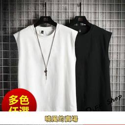 運動上衣 健身上衣 背心T恤  短袖上衣 田徑背心男夏季透氣彈力藍球服健身休閒跑步馬拉松運動無袖速乾衣  滿599免運 歷史價格詳細信息