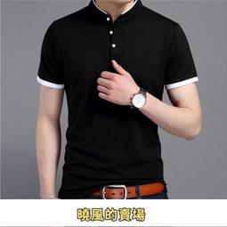 立領純色POLO衫潮流修身半截袖汗衫半袖男短袖POLO衫 男士短袖T恤 歷史價格詳細信息