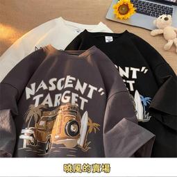 2024夏美式復古街頭巴斯光年潮牌短袖T恤男女寬松百搭休閑上衣INS 歷史價格詳細信息