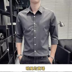 夏季短袖襯衫男 韓版休閒潮流痞帥氣襯衣 寬鬆港風日系工裝襯衣半袖外套 iwm男裝 歷史價格詳細信息