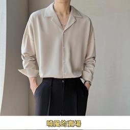高級感純色長袖 男士襯衫  商務襯衫 青年港風 修身襯衣 百搭 職業白襯衣 歷史價格詳細信息