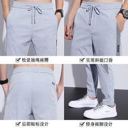 男生長褲 休閒褲 修身直筒褲 運動長褲男 工作褲 男士寬鬆大尺碼直筒長褲 薄款透氣九分褲 男生褲子 歷史價格詳細信息