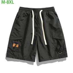 冰絲短褲男夏季薄款外穿潮牌寬松運動五分褲休閑中褲男士七分褲子 歷史價格詳細信息