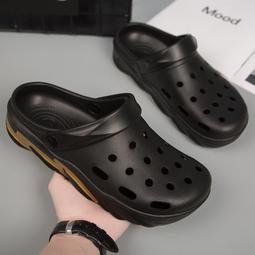 台灣現貨【夏季必備】經典洞洞鞋 高彈性涼鞋 外出拖鞋男 大腳防滑拖鞋 夏天涼拖鞋 海灘拖鞋 潮流男拖鞋 歷史價格詳細信息