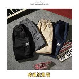 百搭休閒多口袋褲子男生夏季塗鴉印花薄款寬鬆百搭潮流炸街痞帥休閒褲九分直筒闊腿工裝褲 歷史價格詳細信息