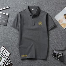 polo衫短袖T恤男夏季男式短袖上衣速乾排汗人氣時尚流行男裝大尺碼翻領運動上衣工作服廣告衫正裝團體裝 歷史價格詳細信息