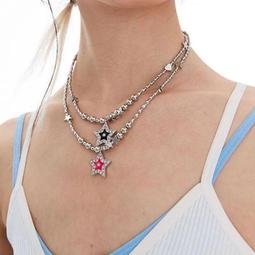 日韓鎖骨項鍊??限量預購搶購中??/日韓鎖骨項鍊簡約氣質潮人s925?銀百搭星月??送禮必備?? 歷史價格詳細信息