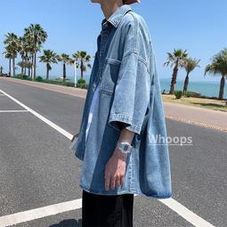 特價 夏季薄款牛仔襯衫男純棉襯衫長袖寬鬆防曬外套工裝上班勞保工作服 歷史價格詳細信息