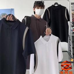 拼接短袖男 五分袖男生 短T恤上衣男士【M-2XL】潮男短袖t恤夏季新款五分袖潮流百搭生上衣拼色半截袖寬松-MINTS名仕男裝 歷史價格詳細信息