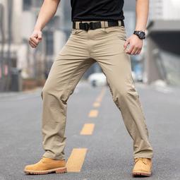 夏季速干褲男彈力執政官戰術褲戶外迷彩工裝褲寬松直通防風防水褲 歷史價格詳細信息