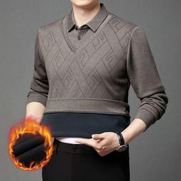 新款加絨襯衫男士牛津紡保暖襯衫冬季新款加絨休閑襯衣 歷史價格詳細信息