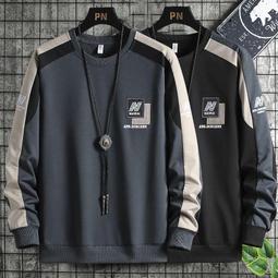 大碼衛衣男士春秋新款潮牌胖子男裝200斤寬松加肥加大長袖t恤春季-潮流好物 歷史價格詳細信息