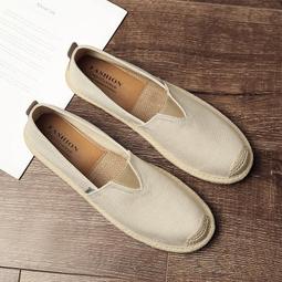 輕便透氣男生懶人鞋  彈力萊卡布鞋 歐美風復古厚底休閒鞋 牛仔帆布鞋 軟底防滑運動休閒鞋大尺碼男鞋 不分季節款 現貨 歷史價格詳細信息