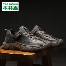 春季男鞋高幫皮鞋男潮英倫商務正裝休閒鞋中幫皮靴棕色內增高短靴 歷史價格詳細信息