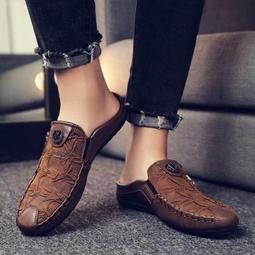 男士皮鞋豆豆鞋男懶人鞋男潮皮鞋痘痘鞋平底鞋男大尺碼樂福鞋45 46 47 48灰色男士休閒鞋潮鞋男紳士鞋 大尺碼男 歷史價格詳細信息