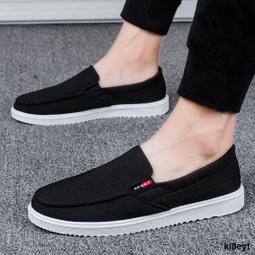 男鞋老布鞋2023新款冬季一腳蹬懶人開車工作防滑千層底步 歷史價格詳細信息