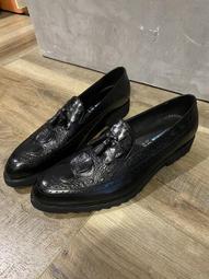 時尚商務正裝婚禮 英倫義式壹字橫紋方頭固特異手工牛皮真皮x牛津x德比x男x 37~46【FW20613】 歷史價格詳細信息