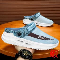 涼鞋男款 外穿踩屎感包頭沙灘鞋 洞洞鞋 男士防滑耐磨開車鞋 兩用拖鞋 室內拖鞋 防滑拖鞋 浴室拖鞋 防水拖鞋 歷史價格詳細信息