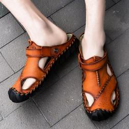 涼鞋 沙灘鞋  男涼鞋 韓版涼鞋 人字拖鞋 男拖鞋 韓系魔鬼氈厚底透氣涼鞋 兩用鞋運動涼鞋 歷史價格詳細信息