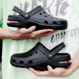 特價 【壹鞋兩穿】夏季洞洞鞋 涼鞋男士夏季潮鞋鏤空果凍鞋洞洞鞋包頭透氣防滑沙灘防水 鳥巢拖鞋 懶人拖鞋 戶外沙灘鞋 花園 歷史價格詳細信息