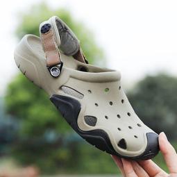 【男士洞洞靴】拖靴男士新款夏季外穿涼拖靴防滑軟底潮流涼靴沙灘靴男 歷史價格詳細信息