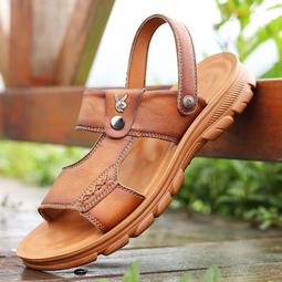 男士涼鞋夏季防滑沙灘鞋男2023新款戶外休閒兩用外穿涼拖鞋男 歷史價格詳細信息