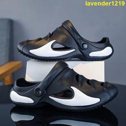 包頭拖鞋 沙灘鞋 洞洞鞋 防臭涼鞋男 大碼寬腳 46碼 進口橡膠 歷史價格詳細信息