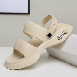 [免運]涼拖夏新款洞洞男士防滑軟底頭沙灘男涼室外拖男外穿 歷史價格詳細信息