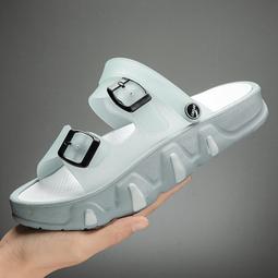 [免運]涼拖夏新款洞洞男士防滑軟底頭沙灘男涼室外拖男外穿 歷史價格詳細信息