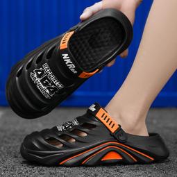 涼拖鞋夏季新款洞洞鞋男士防滑軟底包頭沙灘鞋潮涼鞋高級感拖鞋男 歷史價格詳細信息