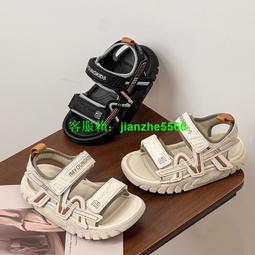 兒童涼鞋男童露趾夏季運動沙灘鞋中大童男孩爆款涼拖運動涼鞋 歷史價格詳細信息