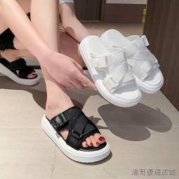日韓時尚老爹包頭運動涼鞋女2021年新款百搭鏤空休閒平底洞洞鞋ins潮夏季 歷史價格詳細信息