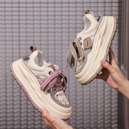 時尚厚底涼鞋女2024夏季新款外穿法式交叉絕美高級感羅馬沙灘拖鞋 歷史價格詳細信息