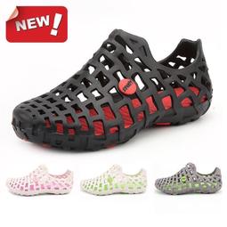 夏季透氣鏤空洞洞xie 超Q軟底EVA材質 戶外涉水溯溪xie 舒適好穿大碼男女xie 防滑戶外沙灘xie 黑色運動涼x 歷史價格詳細信息